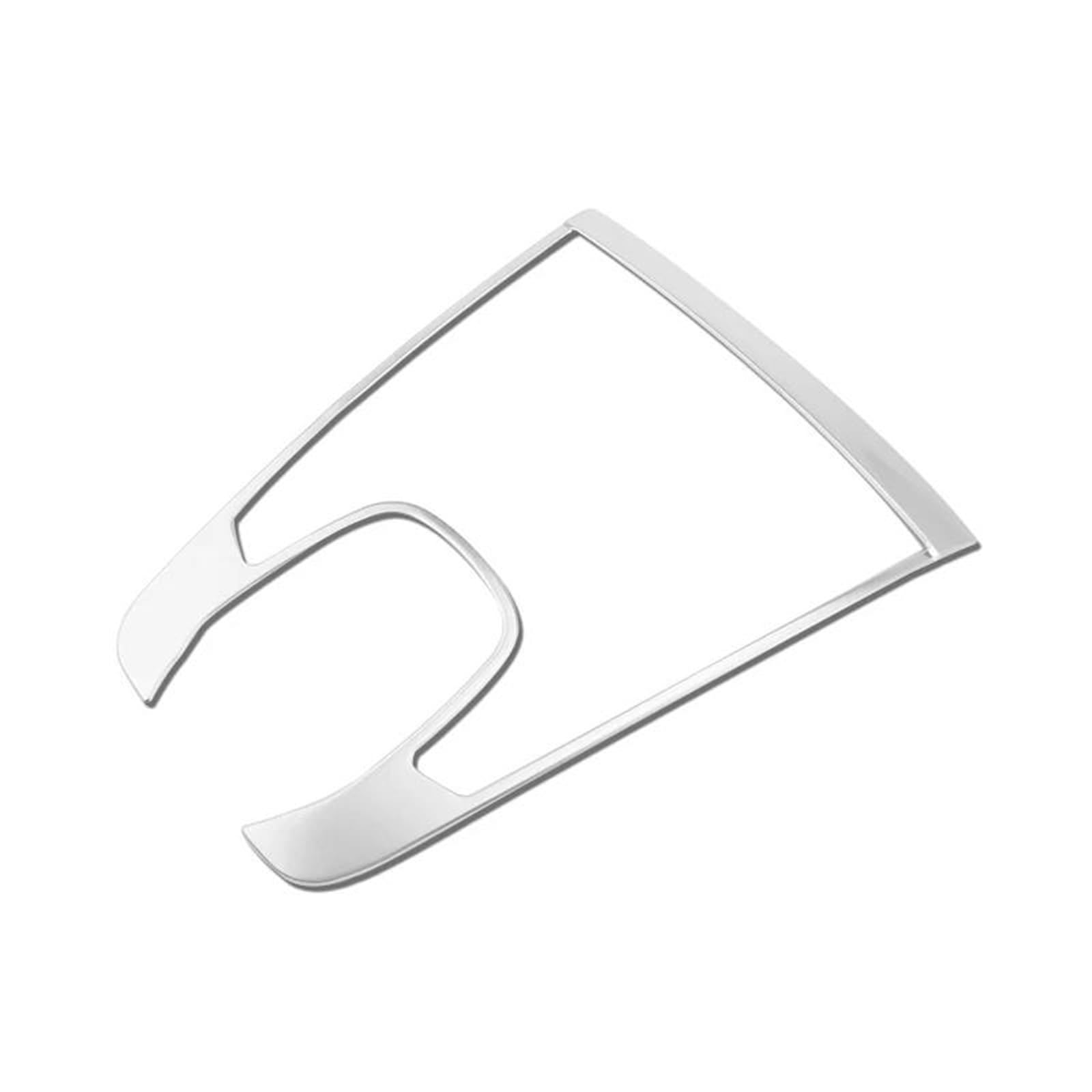 Hqgqcezek Silver Interior Decal Trim For Volvo Xc60 2018 2019 2020 2021 2022 2023 2024 2025 Stainless Steel Car Dashboard Audio Speaker Stereo Trim Cover Hqgqcezek(Silver)