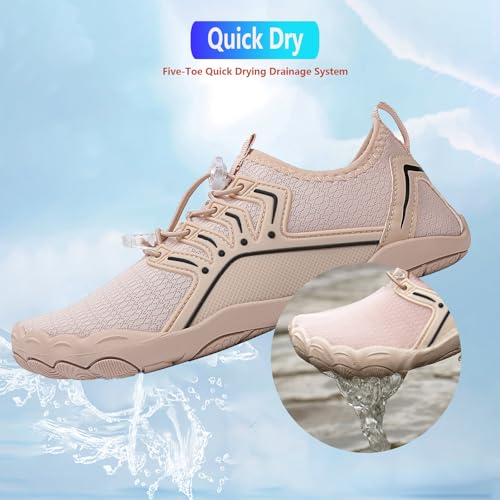 Image of Hike Barefoot Shoes Women Men Pro Water Footwear Wide Toe Box Non-Slip Unisex Athletic Outdoor Running Shoes