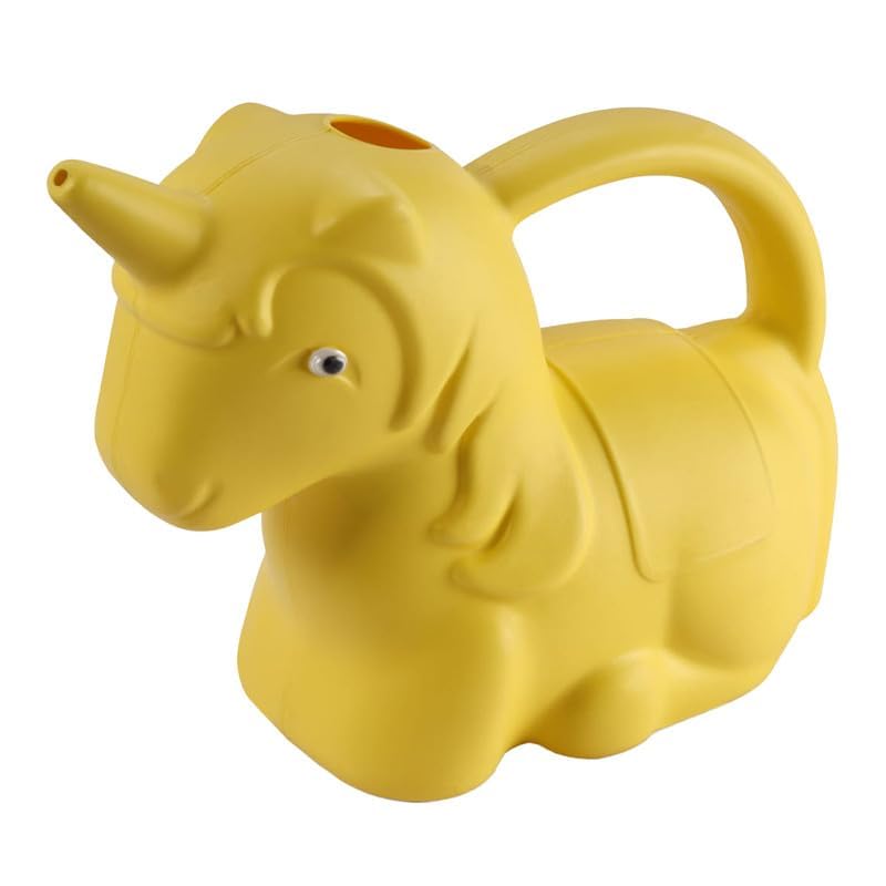 Plastic Unicorn Watering Can – 2 Litre Capacity | Fun and Functional Garden Accessory for Kids | Durable and Whimsical Design (Yellow) Plastic Unicorn Watering Can – 2 Litre Capacity | Fun and Functional Garden Accessory for Kids | Durable and Whimsical Design (Yellow)