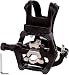 NAMUCUO SPD Pedals - Hybrid Pedal with Toe Clip and Straps, Suitable for Spin Bike, Indoor Exercise Bikes and All Indoor Bike with 9/16" axles. 6 Month Warranty