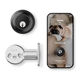 Level Lock Smart Lock - World's Smallest, Most Beautifully Designed Matter-Over-Thread Deadbolt - Level App for iOS & Android | Works with Apple Home (Matte Black)