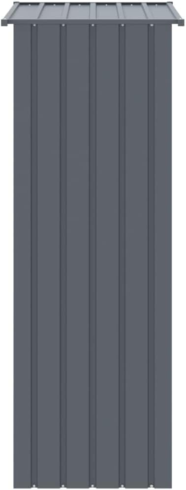Galvanized Steel Bird Aviary, Mesh Fence Outdoor Aviary Flight Cage, Anthracite 45.3"x30.7"x78.7"