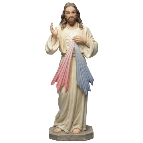 Veronese Design 6 1/4 Inch Jesus Christ Divine Mercy Polyresin Hand Painted Collectible Figurine Statue