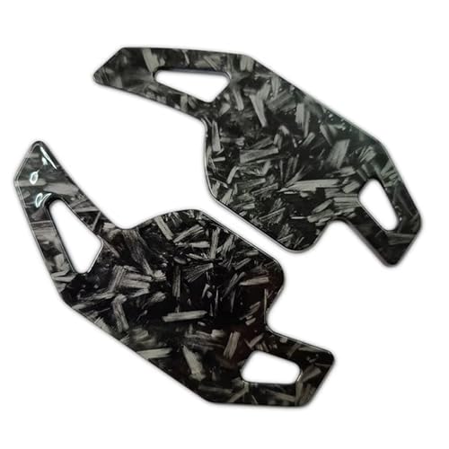 Paletas de cambio volante para Audi A3 A4L A6L Q5 Q7 levas negras 4