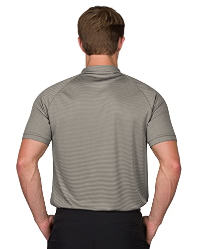 Image of Three Sixty Six Collarless Golf Shirts for Men - Men's Casual Dry Fit Short Sleeve Polo, Lightweight and Breathable