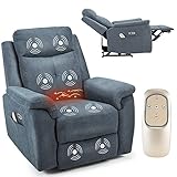 AVAWING Electric Massage Recliner Chair w/Wireless Remote Control, Massage Heated Vibration Sofa...