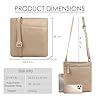 Lloyd Baker Genuine Leather Crossbody Bag – Soft, Compact Shoulder Handbag with Adjustable Strap, Phone Pocket, and Multiple Compartments | Kanatal (Off white/cream- Oxford tan) #1