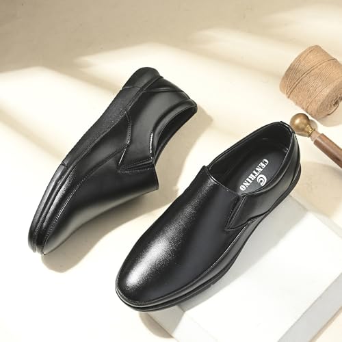 Image of Centrino Men's Formal Shoe|Slip-On Loafers |Office Dress Shoes | Wedding Party Casual Travel |Trendy & Classic Design |Durable TPR Sole |Lightweight Cushioned Sole |Comfortable Outdoor Wear (8109)