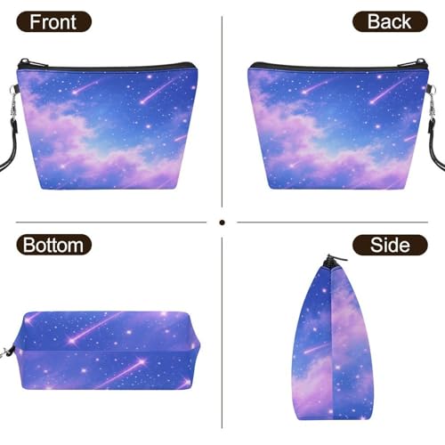Bolsa de maquillaje de nebulosa de 8.9 pulgadas para organizar cosméticos 3