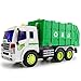 Morninganswer Macchina della Spazzatura Giocattolo per Il Riciclaggio dei rifiuti, Camion della Spazzatura Grande 1/16 Camion della Spazzatura Luce e Suono
