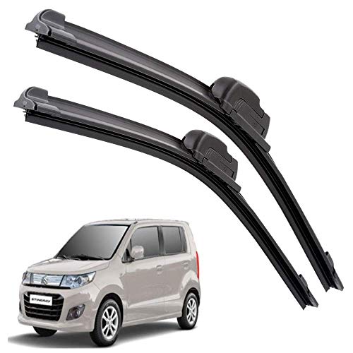 Image of Euro Care Windshield Car Wiper Blades Compatibility With Maruti Suzuki WagonR (Model : 2015-2018) - Set of 2Pc (D-18,P-16)