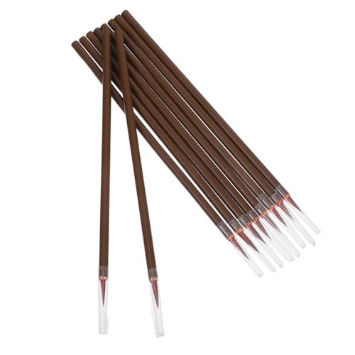 Angoily 10pcs Teenage Writing Brush Set Calligraphy Brush Pen for Chinese Beginner Sumi Inks Calligraphy Pens for Students