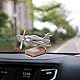 Homoyoyo Auto Ätherischen Öl Diffusor Solar Flugzeug Auto Diffusor Holzbasis Duft Aromatherapie Schreibtisch Ornamente für Büro nach Hause Weihnachten Neujahr (Ohne