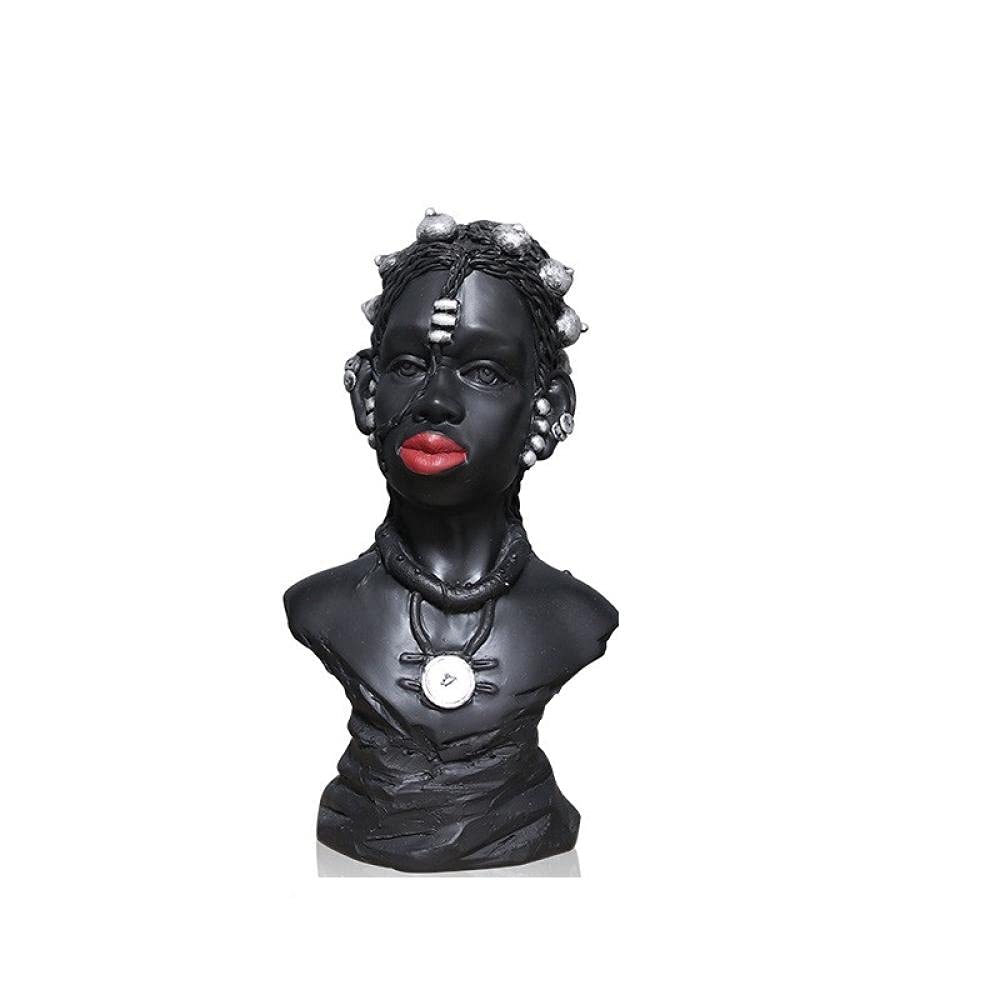 Figurilla Personajes Figuras Gente Negra Escultura Resina Artesanía