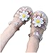 HAOLEI Sandalias Niña Verano Mis Pedidos Sandalias de Suela Suave con Decoración Zapatos Romanos con Punta Cerrada Sandalia de Playa con Hebilla Ajustable Ligero Cómodo Cangrejeras Niña 2-9 Años Imagen de HAOLEI Sandalias Niña Verano Mis Pedidos Sandalias de Suela Suave con Decoración Zapatos Romanos con Punta Cerrada Sandalia de Playa con Hebilla Ajustable Ligero Cómodo Cangrejeras Niña 2-9 Años