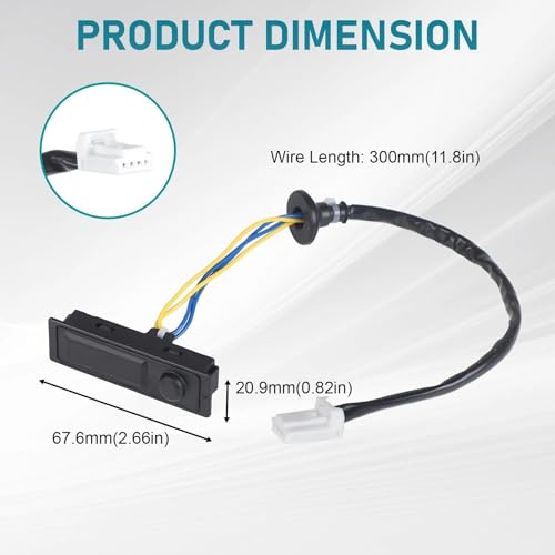 Mecanismo de pestillo de maletero e interruptor para Rogue 2.0L y 2.5L referencia 25380-4BA1A 5
