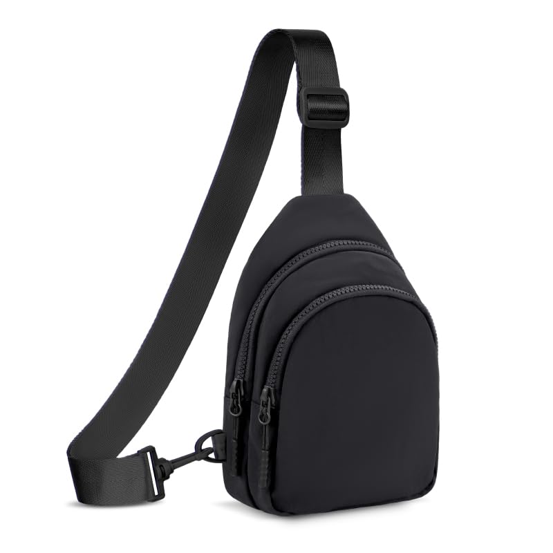Sacoche homme femme bandoulière des sports étanche sport sling noir