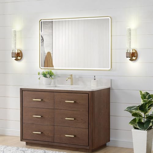Image of Bubble Crystal Wall sconces Set of Two, LED10W 4000K Neutral Light Colour Temperature, Gold Colour, Modern Light Luxury Style Wall Light, Suitable for Bedroom Bedside, Corridor, Living Room (Gold)