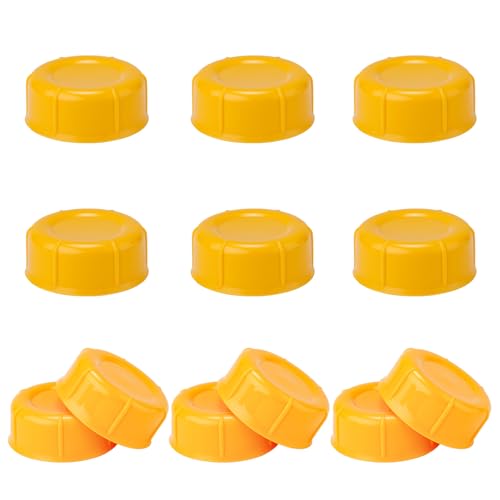 12pzs Tapones Estrechos para Biberones Dr Brown, Sin BPA Tapones para Biberones Viaje a Prueba Fugas Tapas para Biberones con Junta Sellado Piezas Repuesto para Medela Ameda (Naranja)