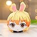 ZJCLPL Demon Slayer Kimetsu No Yaiba Ciondolo in Peluche per Agatsuma Zenitsu, Peluche Bambola Cuscino Ciondolo Regalo Anime per Ragazze Senza Cuscino Chiusura Cerniera Nascosta