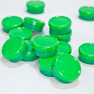 20MM / 13MM Dual/Single Tone Flip Top Seals[Caps] (20MM, Green-Green, 25)