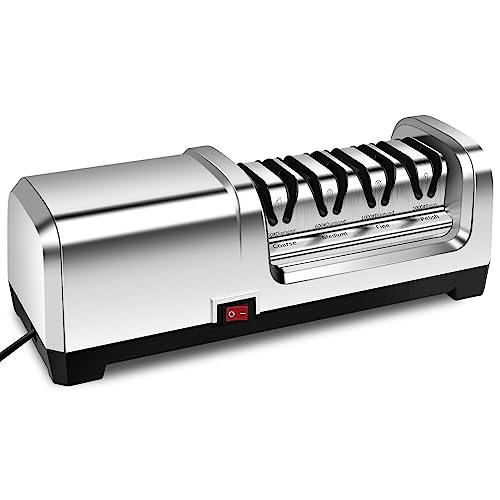 YBSVO 4 Stage Heavy-Duty Professional Electric Knife Sharpener