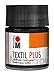 Produktbild Marabu 17150005073 - Textil Plus schwarz 50 ml, volldeckende Stoffmalfarbe für dunkle Stoffe, geeignet für Stoffmalerei und Stoffdruck, nach Fixierung waschbeständig bis 40 °C