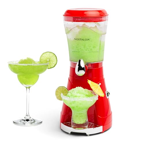 Comparison: Best Blenders For Margaritas 4 Nostalgia Margarita Machine - Blender for Smoothies, Margaritas, Daiquiris, and Slushies - Red - 64-Ounce