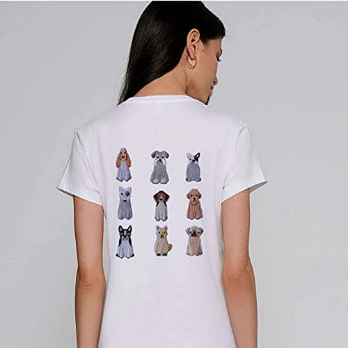 Cute Dog Patches Iron On For Kids, Puppy Embroidery Patch, Dog Iron On Patches For Kids Clothing Jackets Bags Shoes Jeans (9 Pieces) #TOP3