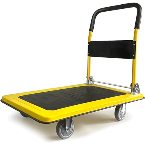 Chariot à plateforme pour transporter vos courses et vos bagages