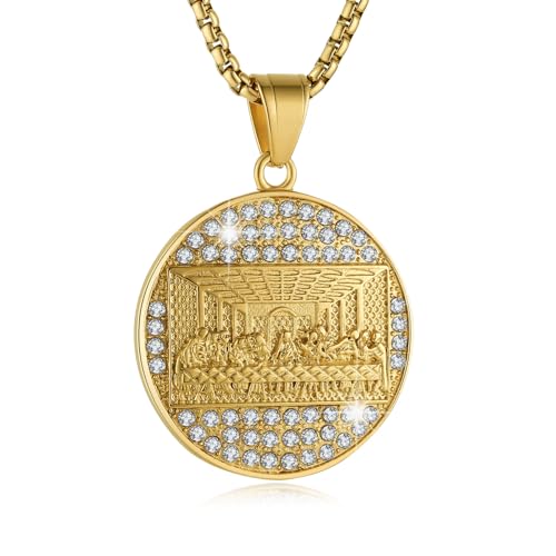 AsAlways Last Supper Pendant Necklace