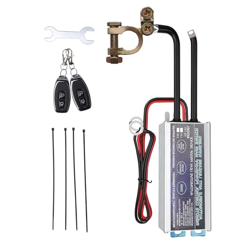 Interruptor de separación de batería 12 V 200 A, interruptor inteligente inalámbrico de separación de batería, interruptor de batería para coche, camión, RV, ATV, barco