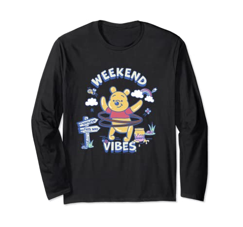 T-shirt Winnie l'Ourson à manches longues pour les moments de détente le week-end