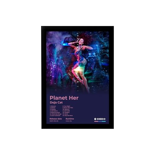 BLINKART DOJA CAT - Planet Her Wall Photo Frames | Wall Art for Bedroom, Living Room, Studio or...