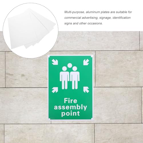 Plaques en aluminium pour sublimation Kichvoe blanches rigides 0.5mm - 6