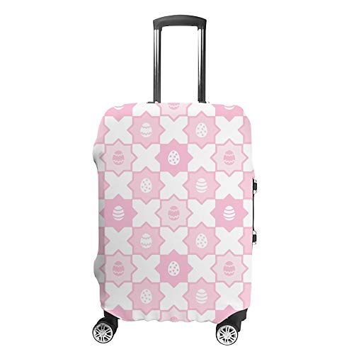Housse de valise pour chariot de voyage mosaïque rose en vacances