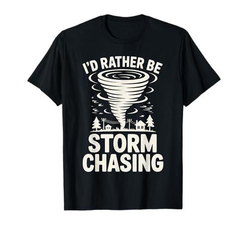 Tornado Art for Men Women Kids Severe Weather Storm Chasing T-Shirt