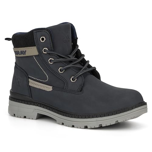 X RAY Boys Archie Casual, Round Toe Boots, Mesh Lining, Thermoplastic Rubber Outsole