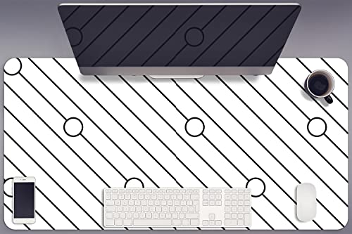 Sous-main de Bureau Vinyle PVC Antidérapant Tapis Étanche Grand Format