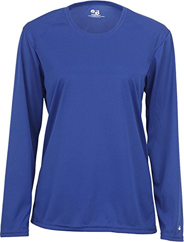 B-Core Ladies' L/S Tee Royal Blue X-Small
