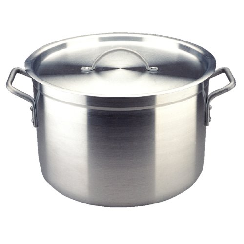 Vogue Deep Boiling Pot 7.6 Litre/235(Dia)mm, Aluminium, Stock Pot, Stew Pot, Lid Sold Separately (S356), S348