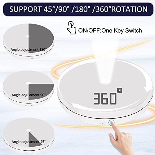 Control buttons on the Foleto Motorized Rotating Display Stand