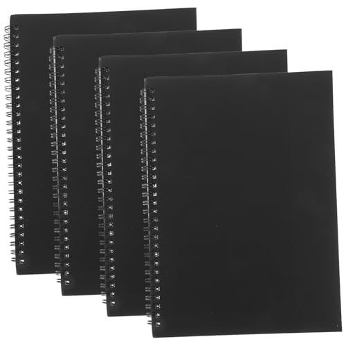 Cahier de grille pour écriture soignée sans rature, 4 carnets de notes à pages détachables