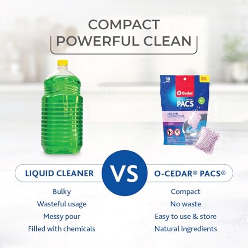 O-Cedar Quickwring Bucket & MF Cloth Mop + 1 Lavender PAC (Variety Pack)