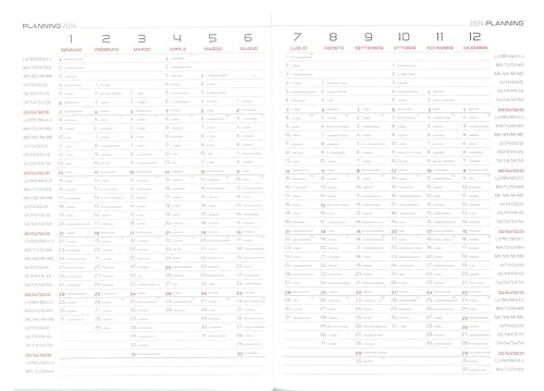 Agenda Giornaliera Cangini 2024 Colombia A5