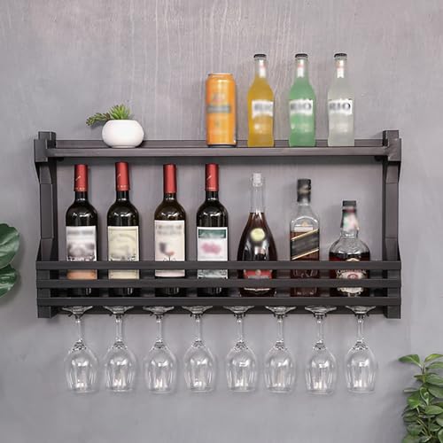 Étagère à vin murale ronde pour bar à domicile chic et convivial - 4