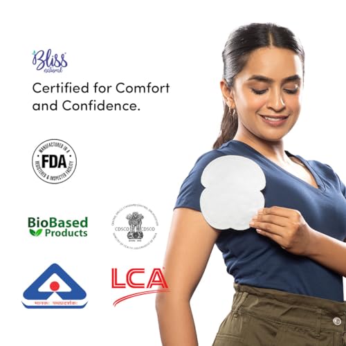 BLISSNATURAL Underarm Sweat Pads | No More Sweat Stains | Super Soft Sweat Pads | Absorbs Sweat Stains & Odour Free | Skinny Fit And Breathable | For Men And Women Pack Of 10 pads - Image 5