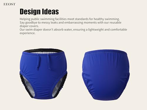 Image of Youth Special Needs Reusable Swim Diapers Swimwear for Incontinence | Unisex reusable swim diaper with waterproof leakproof protection for incontinence special nedds