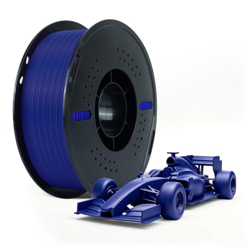 Kingroon High Speed PLA 3D Printer Filament 1.75mm, 3D Printer Rapid Filament for 30-600mm/s Hyper Printing Filament, Dimensional Accuracy +/- 0.03 mm, 1kg Plastic Spool(2.2lbs) (Blue)