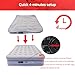 Onirii Queen Air Mattress Bed with Built in Pump,16 Inches High Queen Airbed Inflatable Mattress,Comfort Thickened Blow Up Air Mattress,Travel Sleeping Pad for Guests Home(Queen Size)